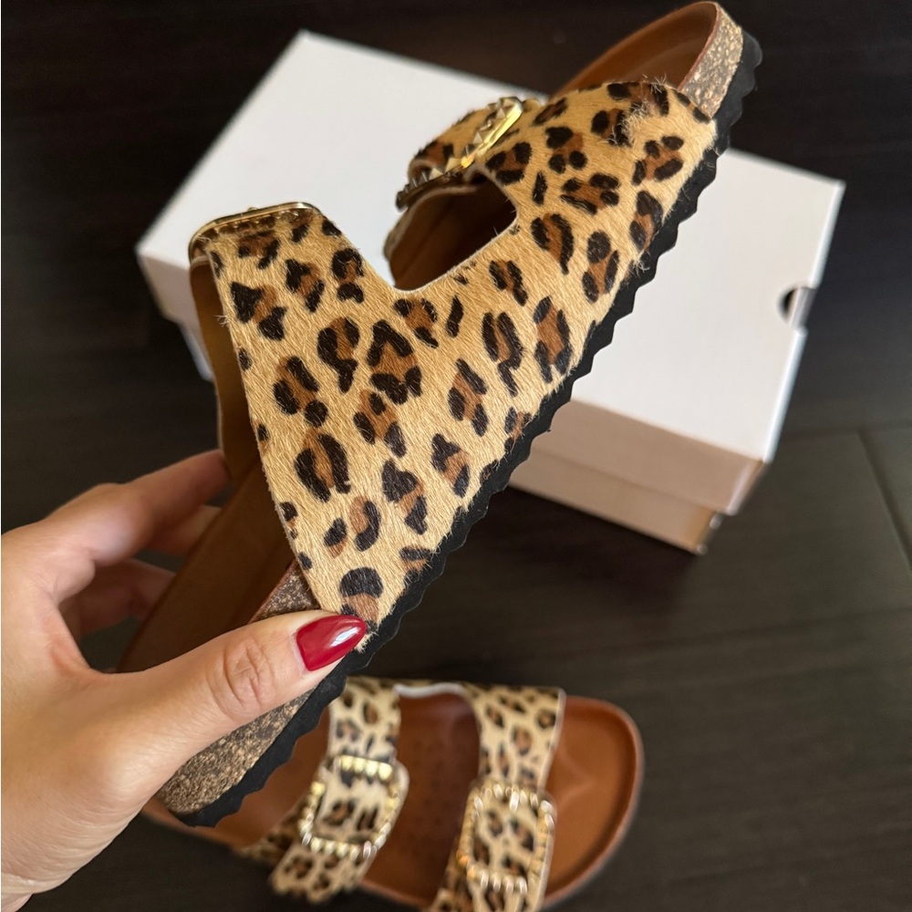 GEOX Leopard Print Slides - Picture 6 of 8